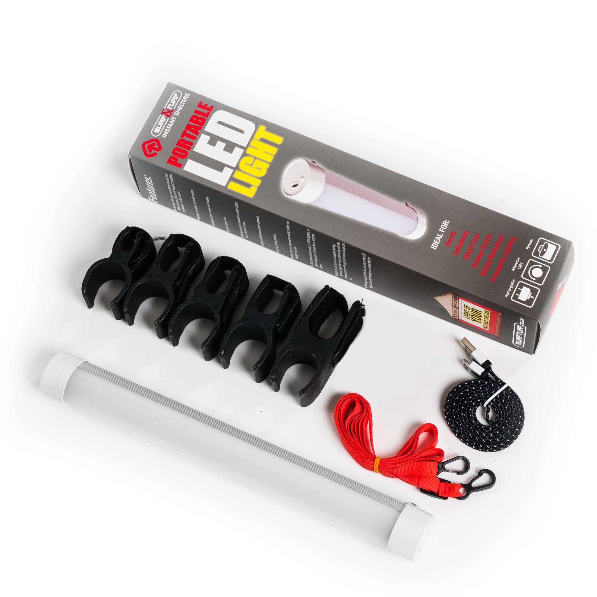 Rechargeable LED Strip Lighting & USB Charger