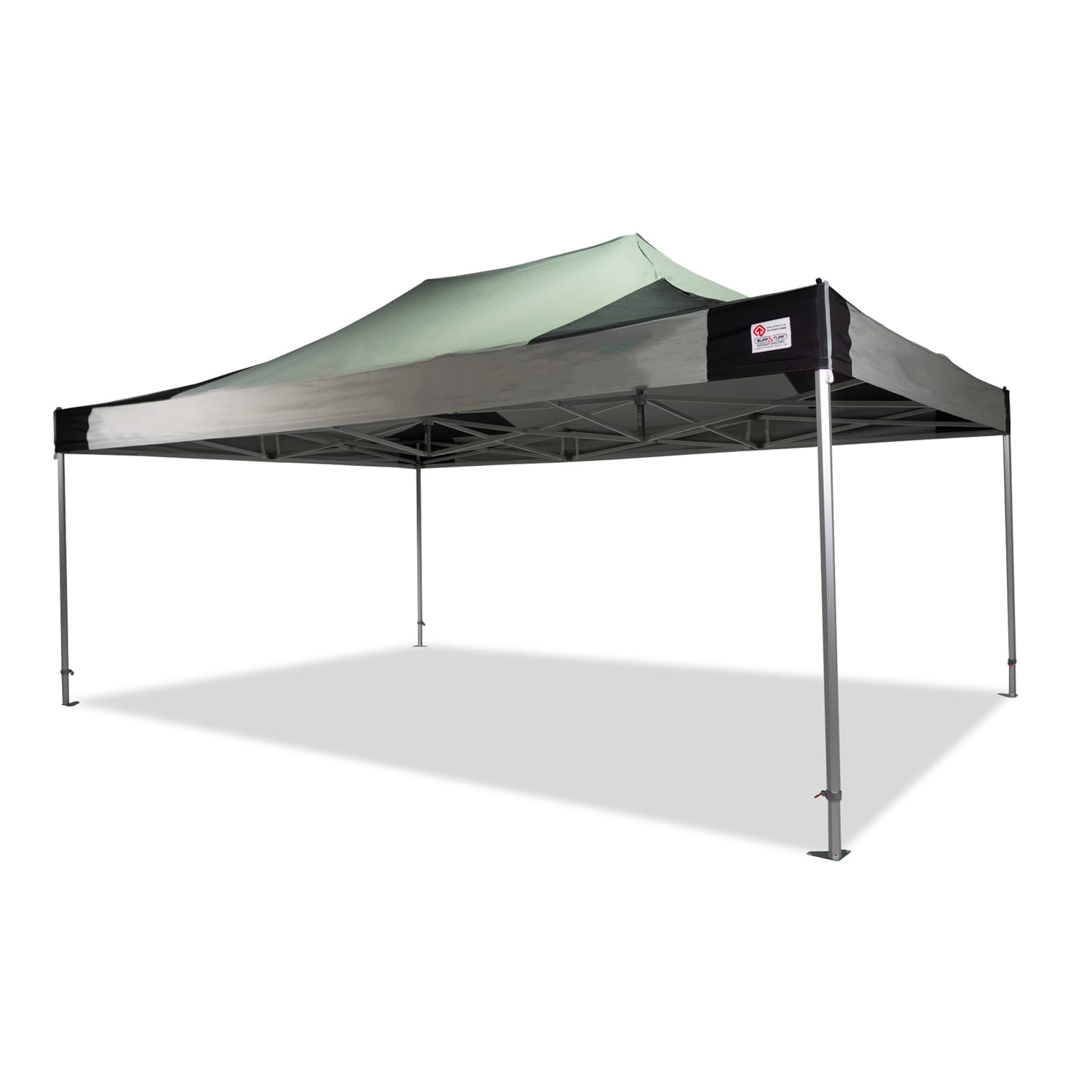 6M-X-4M-CANOPRO-ELITE-BLACK-&-SILVER-NO-WALLS