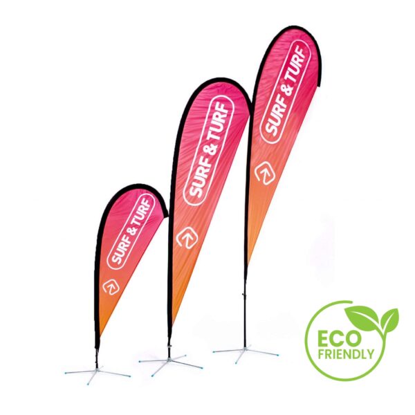 Eco-Friendly Custom Printed Teardrop Flags