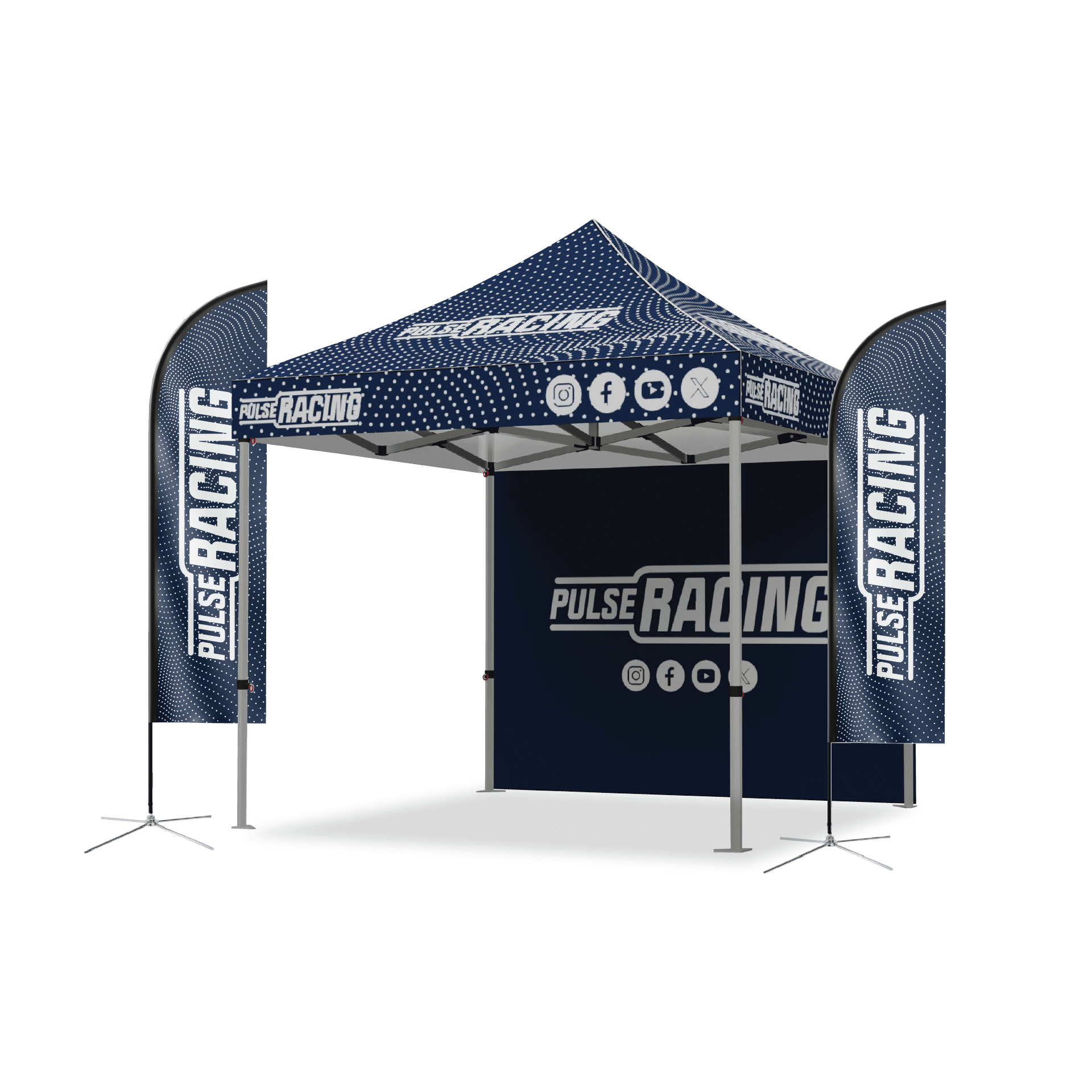 Custom Dye Sublimation Printed Gazebo – Print Package 4